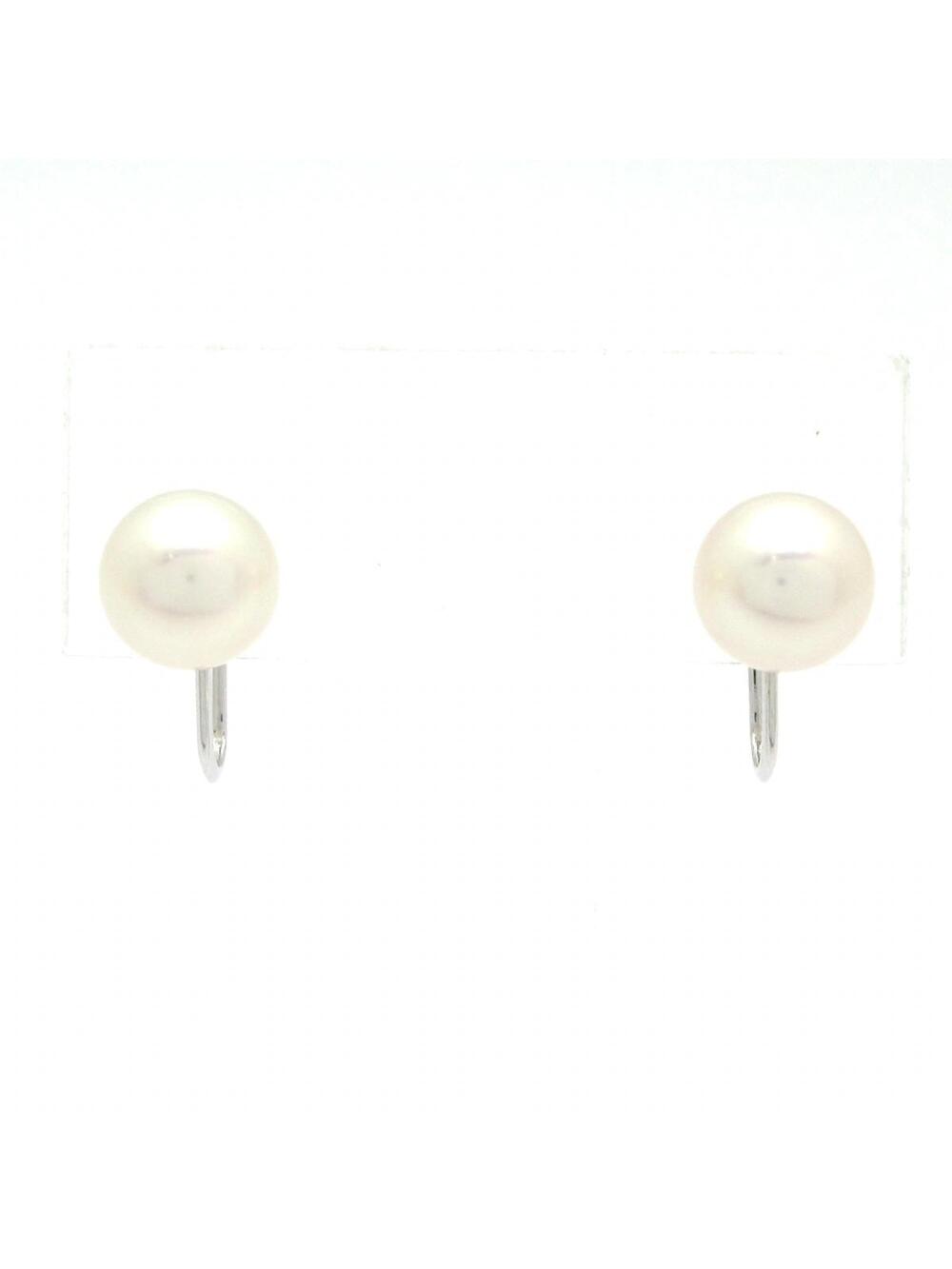 Mikimoto 18K White Gold Pearl Clip On #343313M15B